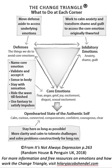 Achtsamkeit mit Landkarte - So funktioniert das Change Triangle nach Hilary Jacobs Handel